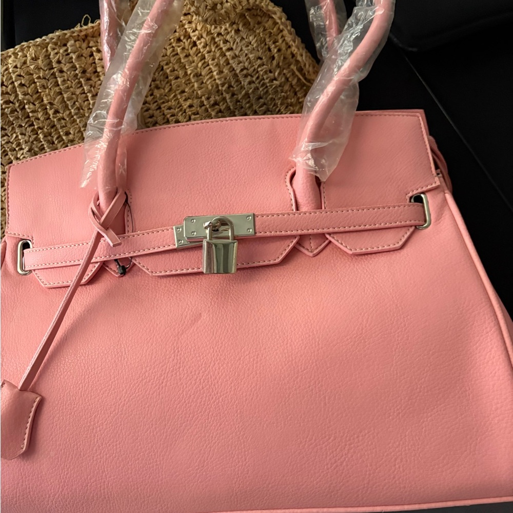 Source Unknown Pink Satchel Bag